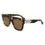 Victoria Beckham VB675S5220012 Moteriški Akiniai nuo Saulės, Juodas Acetato Rėmelis, Tamsiai Pilki Polikarbonatiniai Lęšiai, 52mm