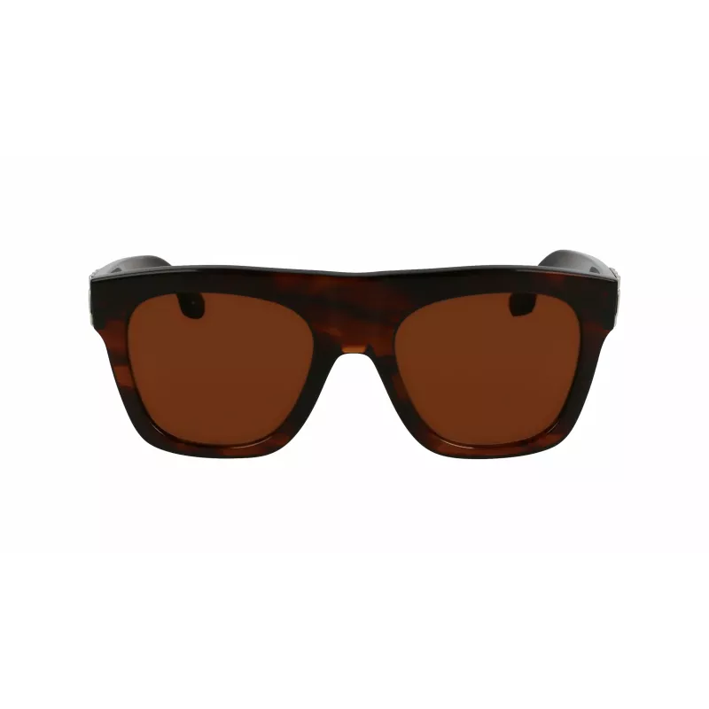 Victoria Beckham VB675S5220227 Moteriški Oversized Kvadratiniai Akiniai nuo Saulės, Tamsiai Havana, Gradientiniai Pilki Lęšiai, 52mm