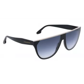 Victoria Beckham VB682S Moteriški Akiniai Nuo Saulės Juodas Acetatas Pilki Lęšiai 61mm