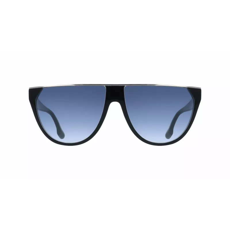 Victoria Beckham VB682S Moteriški Akiniai Nuo Saulės Juodas Acetatas Pilki Lęšiai 61mm