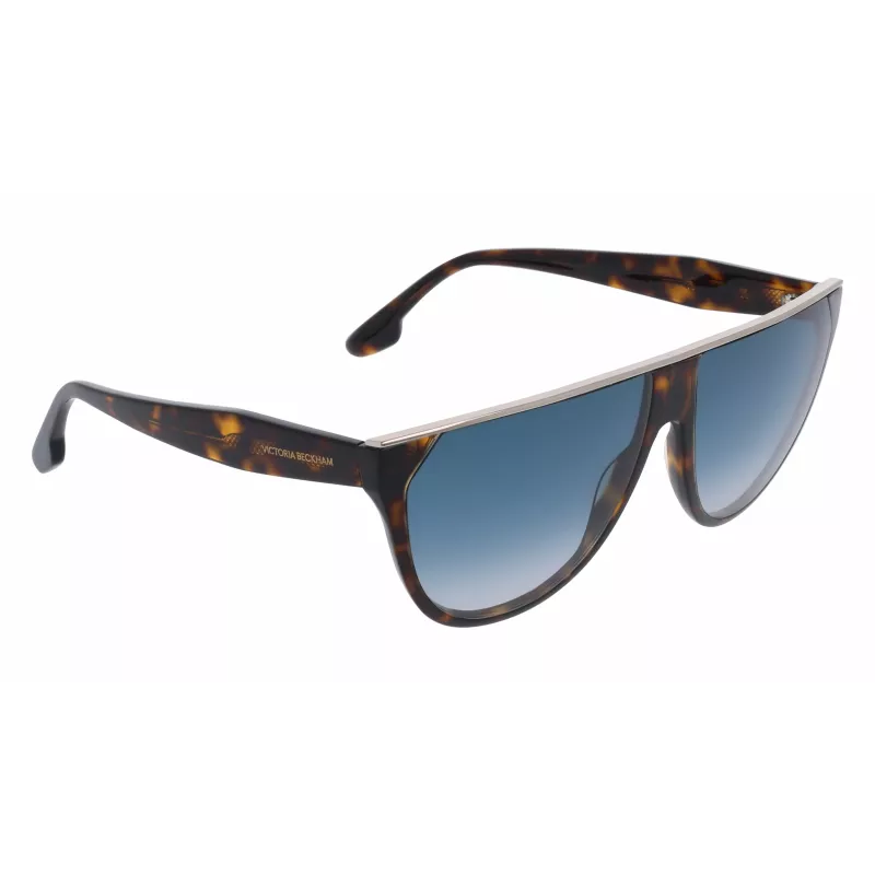 Victoria Beckham VB682S6113234 Moteriški Akiniai Nuo Saulės Oversized Kvadrato Formos Havana Rudi Gradientiniai