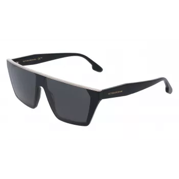 Victoria Beckham VB683S5812001 Moteriški Akiniai Nuo Saulės - Juodas Acetato Rėmelis, Pilki Lęšiai, 58mm