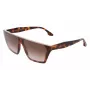 Victoria Beckham VB683S5812215 Moteriški Akiniai Nuo Saulės - Juodi/Pilki - 58/12/145 mm