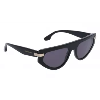 Victoria Beckham VB685S 5618001 Moteriški Akiniai Nuo Saulės Juodi Pilki Geometriniai Acetatas UV400
