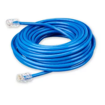 Victron Energy RJ45 UTP kabelis 15m – Cat6 Gigabit Ethernet Patch laidas, pilkas