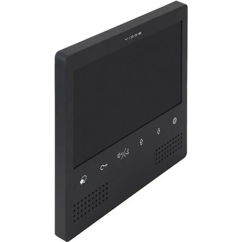 VIDOS DUO M1023B-2 7 colių TFT LCD vaizdo domofono monitorius, juodas