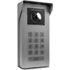 VIDOS IPX S100 lauko IP vaizdo domofono skydelis 2MP 1080p PoE Wi-Fi juodas