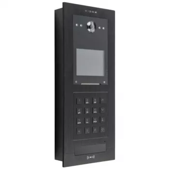 VIDOS S210 2IP vaizdo domofonas, Full HD 1080p, RFID, Wi-Fi, sidabrinis/pilkas