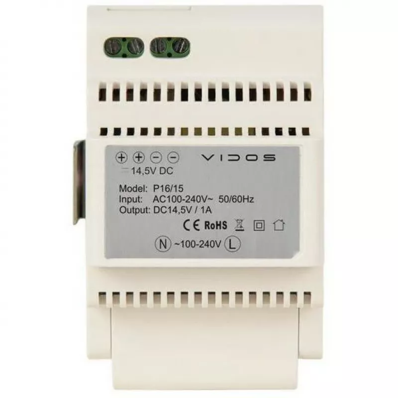 VIDOS X M12W 7 colių belaidis vaizdo domofono monitorius baltas