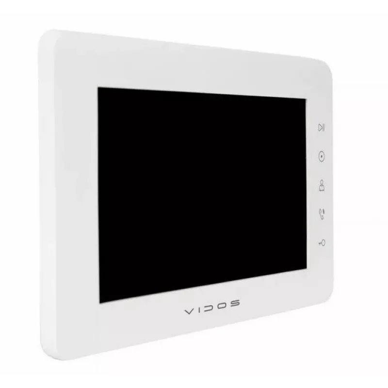 VIDOS X M12W 7 colių belaidis vaizdo domofono monitorius baltas