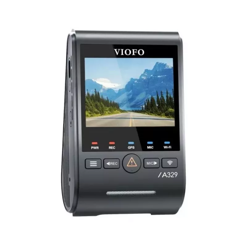 VIOFO A329S 1CH GPS 4K UHD vaizdo registratorius su Sony STARVIS 2 IMX678, įmontuotu GPS, Wi-Fi, parkavimo režimu, 2,4 colių LCD, super kondensatoriumi, iki 512 GB