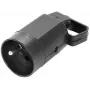Viplast 315-05 nešiojamas įžemintas lizdas su rankena, 2P+Z, 16 A, 250 V, IP20, juodas