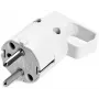 VIPLAST 325-01 Uni-Schuko kištukas su griebimo žiedu, 16A 250V, IP20, baltas