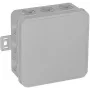 VIPLAST V7 Klik tuščia paviršinio montavimo jungčių dėžutė, 12 kabelių įvadų, pilka, IP54, 100x100x41 mm