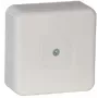 VIPLAST VP-31 paviršiaus montavimo tuščia jungčių dėžutė, 12 kabelių įvadų, IP55, balta, 85x85x37 mm