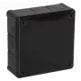 VIPLAST VP-51 paviršinio montavimo tuščia jungčių dėžutė, 12 kabelių įvadų, IP55, juoda, 118x118x46 mm, 051-05