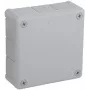 VIPLAST VP-51 paviršinio montavimo jungčių dėžutė, 12 įvadų, pilka, IP55, 118x118x46 mm