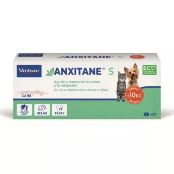 Virbac Anxitane 30 kramtomosios tabletės šunims ir katėms – L-teanino raminamasis papildas