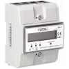Virone EM-3 3 fazių elektros skaitiklis, 80A, 3 moduliai, DIN bėgelis TH-35mm