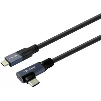 Vivolink PROUSBCMM10A USB-C į USB-C kabelis su kampu, 1 m, 10 Gbps, 100 W, 4K