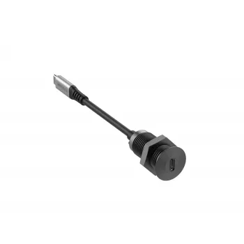 Vivolink USB-C Desk Socket Black su 0,3 m USB-C laidu