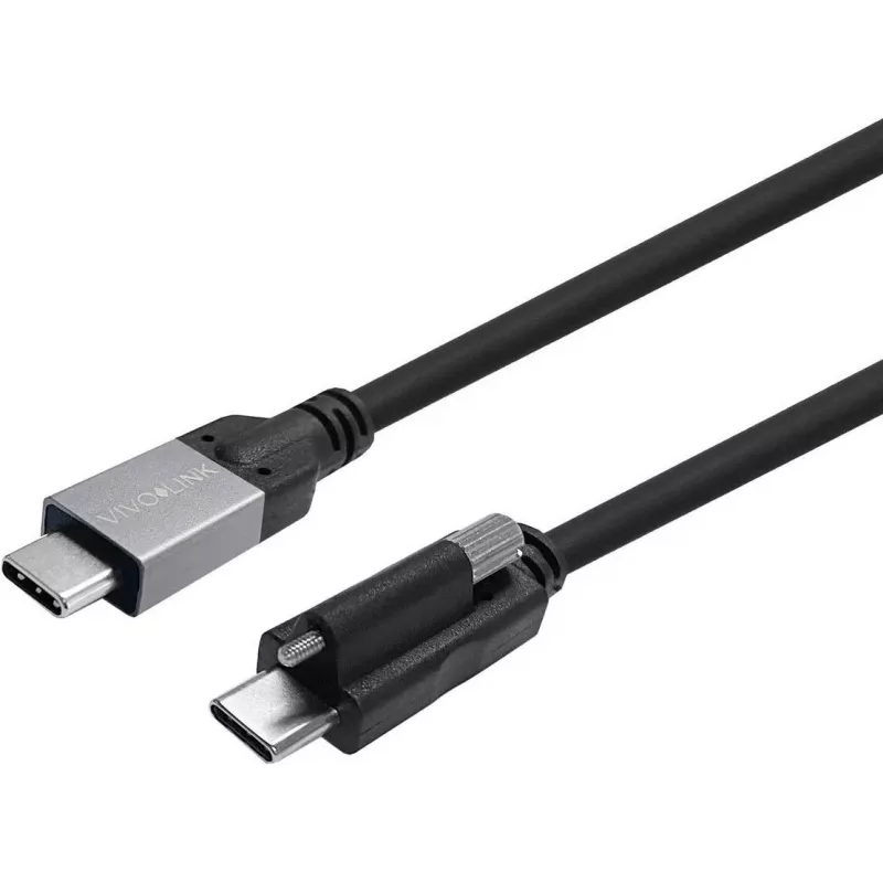 VIVOLINK USB-C varžtinis į USB-C kabelis, 8 m, enterprise-tested (PROUSBCMMS8)
