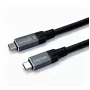 VIVOLINK USB-C į USB-C laidas 0,5 m 20Gbps 100W PD 4K video juodas