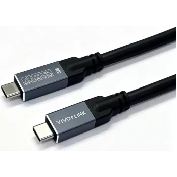 Vivolink USB4 USB-C į USB-C kabelis 1m 40Gbps 100W 8K Enterprise-Tested (PROUSB4MM1)