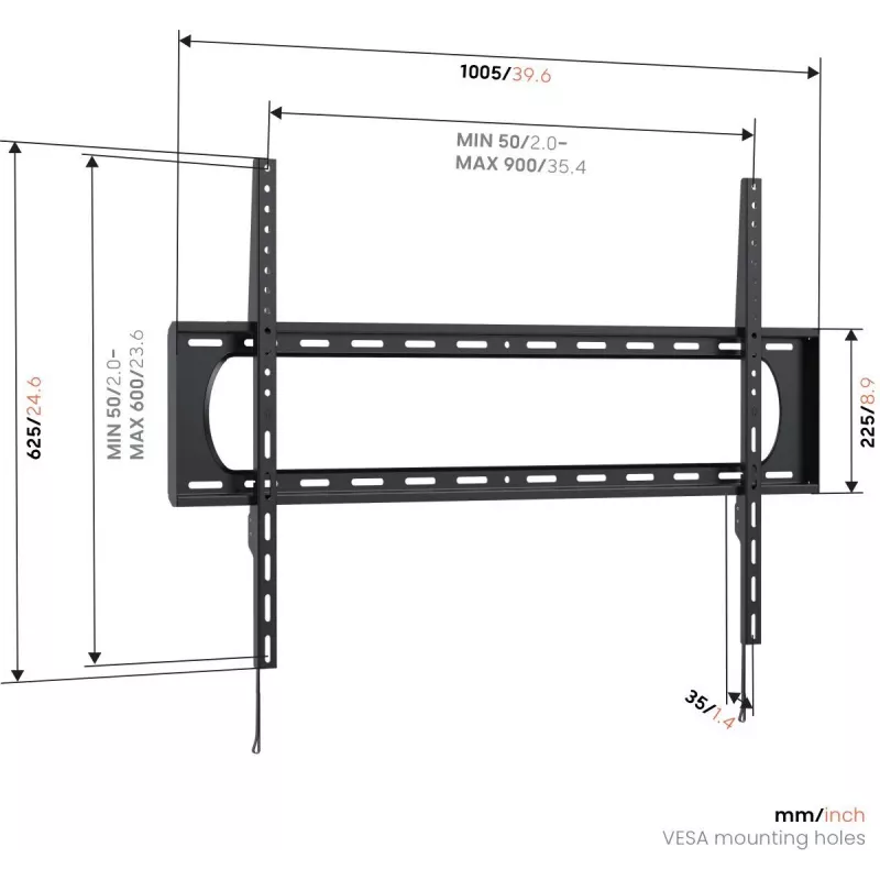 Vogels UP 9003 Fixed Mount XXL