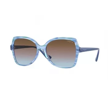 VOGUE VO5488S306048 Moteriški katinėlio formos akiniai nuo saulės Havana rudi gradientiniai 56mm