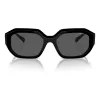 VOGUE VO5554S-W4487 Moteriški „Cat Eye“ akiniai nuo saulės juodi/pilki 54mm