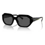 VOGUE VO5554S-W4487 Moteriški „Cat Eye“ akiniai nuo saulės juodi/pilki 54mm