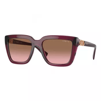 VOGUE VO5575SB29891 Moteriški stačiakampiai akiniai nuo saulės Havana Brown Gradient 55mm