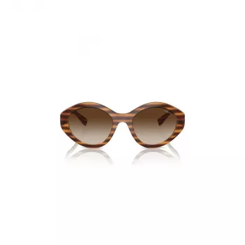 VOGUE VO5576SB15081 Moteriški katinuko formos akiniai nuo saulės Havana Brown Gradient