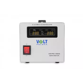 Volt Polska AVR Pro 1000VA Servo įtampos stabilizatorius su ±3% tikslumu