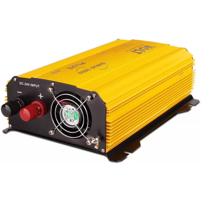 VOLT POLSKA SINUS PLUS 3000 gryno sinusoidės įtampos keitiklis 24V į 230V 1500W/3000W su nuotoliniu valdymu