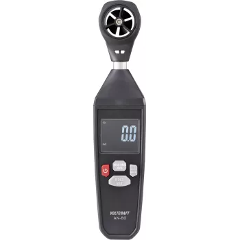 Voltcraft AN-80 anemometras 0,3–30 m/s vėjo greičiui ir oro temperatūrai, CFM