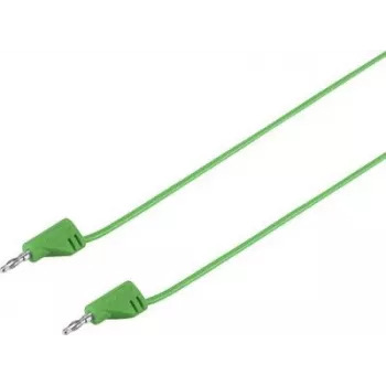 VOLTCRAFT labai lankstus matavimo laidas 2 mm lamelinis kištukas - 2 mm lamelinis kištukas 0,3 m žalias MSB-200 2,2 A (VC-8557705)