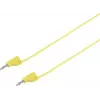 VOLTCRAFT Itin lankstus matavimo laidas [2 mm lamelinis kištukas – 2 mm lamelinis kištukas] 0,6 m geltonas MSB-200 2,2 A (VC-8557690)