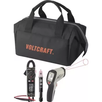 VOLTCRAFT HVAC matavimo prietaisų rinkinys VC-8013705 + VC-14465985 infraraudonasis pirometras ir srovės matuoklis