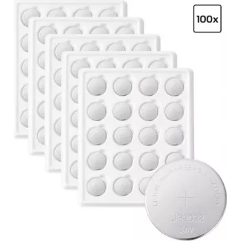 VOLTCRAFT LIR2032 ličio jonų akumuliatorinė monetinė baterija 45 mAh 3,6 V, 100 vienetų paketas VC-18689115