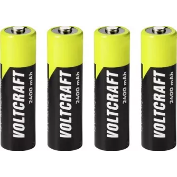 VOLTCRAFT Mignon AA NiMH akumuliatorius 2400 mAh 1,2 V Ready to Use, 4 vnt. VC-17275455
