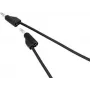 VOLTCRAFT MSB-100 juodas 1 m matavimo laidas su 4 mm bananų kištukais CAT III 1000V CAT IV 600V 19A VC-15443090