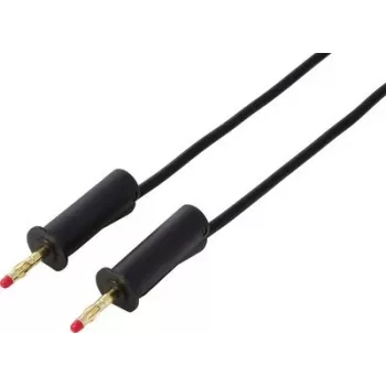 VOLTCRAFT MSB-132 2 m juodas saugos matavimo laidas, 4 mm sukraunami kištukai, 32 A, 1000 V CAT III VC-18709995