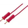 VOLTCRAFT MSB-132 2 m raudonas matavimo laidas su 4 mm sukabinamais banana kištukais VC-18709990