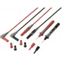 VOLTCRAFT MSL-820 Premium PVC matavimo laidai, auksuoti kontaktai, 1,2 m, 1 pora (raudona/juoda) VC-17312685