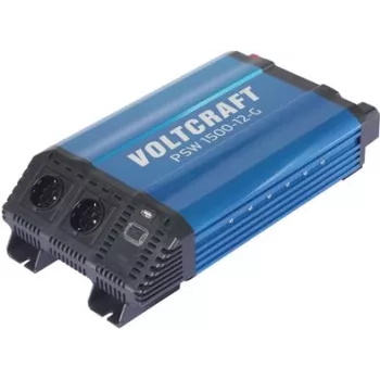 VOLTCRAFT PSW 1500-12-G grynos sinusoidės inverteris 1500 W 12 V DC į 230 V AC VC-14490405