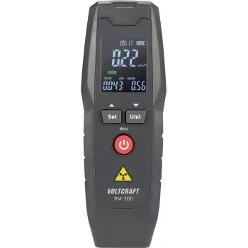 VOLTCRAFT RM-300 Geigerio skaitiklis – radiacijos detektorius beta, gama, rentgeno spinduliams su garsiniu signalu VC-13986170