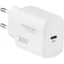 VOLTCRAFT UC-20W001 USB sieninis įkroviklis 20 W 1x USB-C greitasis įkrovimas, USB PD 3.0, baltas, GaN (VC-17942085)