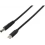 VOLTCRAFT USB įtampos keitiklis DC 5,5 x 2,1 mm juodas DC/DC pakėlimo keitiklis su DC adapteriu (VC-18218595)